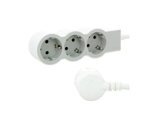 Сетевой удлинитель LEGRAND СТАНДАРТ 3х2К+З розетки (694567), изображение 3