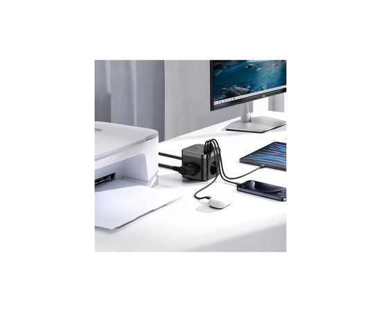 Сетевой фильтр питания Baseus PowerCombo Cube Power Strip (E00066400117-00), изображение 7