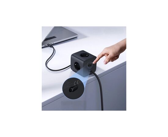 Сетевой фильтр питания Baseus EnerFill FA11 Cube Power Strip (E00082100123-00), изображение 10
