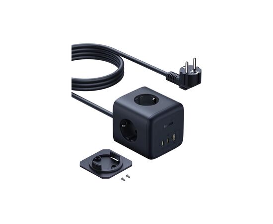 Сетевой фильтр питания Baseus EnerFill FA11 Cube Power Strip (E00082100123-00), изображение 4