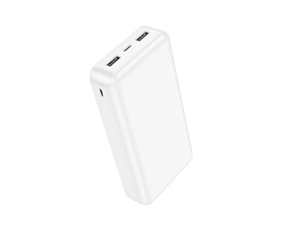 Батарея универсальная HOCO 20000mAh, USB+Type-C, 2A, White (J100A / 44572)