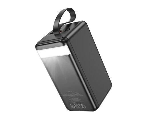 Батарея универсальная HOCO 90000mAh Element PD/20W, QC/FCP/SCP/AFC/22.5W, LCD, LED Lamp Black (J123D / 714778), изображение 5