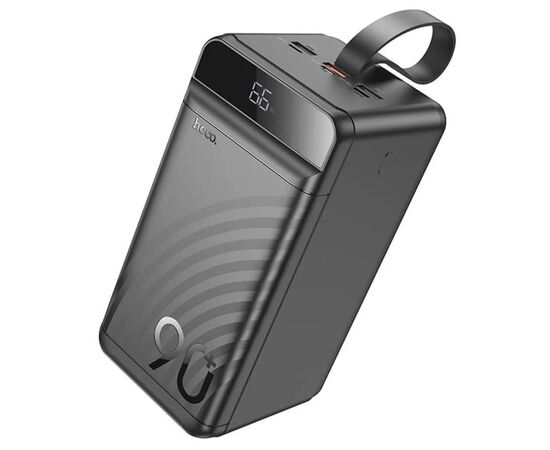 Батарея универсальная HOCO 90000mAh Element PD/20W, QC/FCP/SCP/AFC/22.5W, LCD, LED Lamp Black (J123D / 714778)