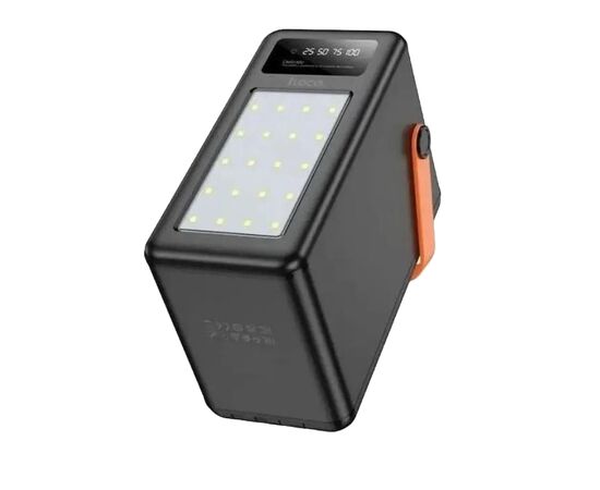Батарея універсальна HOCO 120000mAh Prometheus 22.5W Fast Chardge, 2*LED lamp, Black (DB120 / 714723), зображення 2