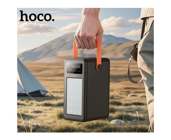 Батарея універсальна HOCO 120000mAh Prometheus 22.5W Fast Chardge, 2*LED lamp, Black (DB120 / 714723), зображення 7
