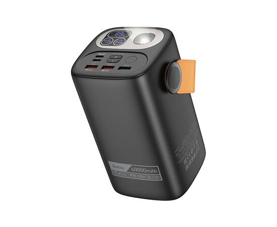 Батарея универсальная HOCO 60000mAh Astrum PD/100W, QC/3.0, LED lamp, Black (DB160 / 714724)