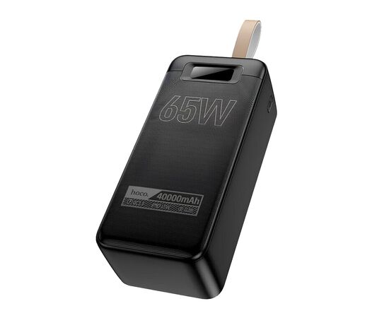 Батарея универсальная HOCO 40000mAh Aquila PD/3.0/65W QC/3.0 Black (DB82 / 714726), изображение 3