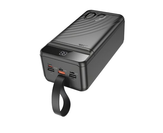 Батарея універсальна HOCO 60000mAh Element PD/20W, QC/22.5W, LED Lamp, Black (J123C / 714736), зображення 4