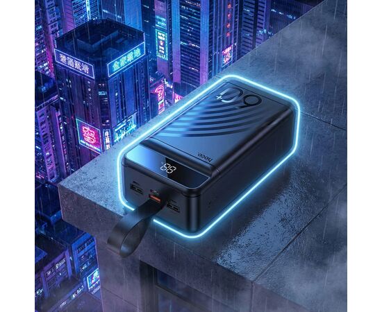 Батарея універсальна HOCO 60000mAh Element PD/20W, QC/22.5W, LED Lamp, Black (J123C / 714736), зображення 6