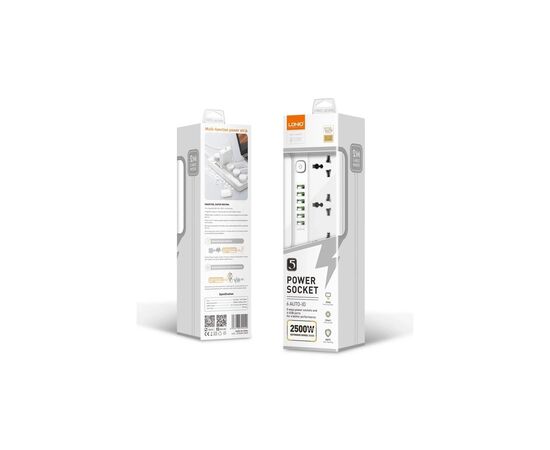 Сетевой фильтр питания LDNIO SC5614 5роз. 3USB 2м (SC5614), изображение 5