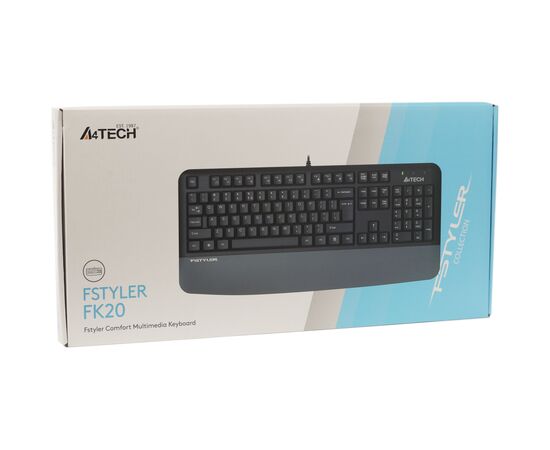 Клавіатура A4Tech FK20 USB UA Grey (4711421003209), зображення 4
