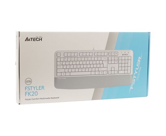 Клавиатура A4Tech FK20 USB UA White (4711421003216), изображение 4