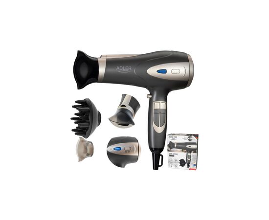 Фен Adler AD 2248 grey (AD2248G), зображення 7