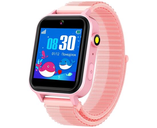 Смарт-часы Amigo GO10S Pro WIFI Рожевий Смарт-годинник для дітей (1182493)