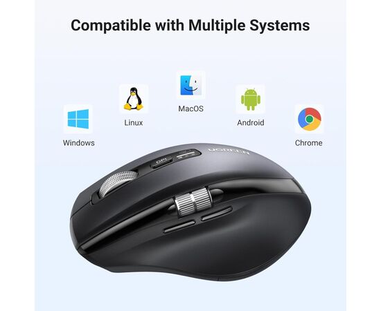 Мышка Ugreen M751 Wireless/Bluetooth Black (45792), изображение 8