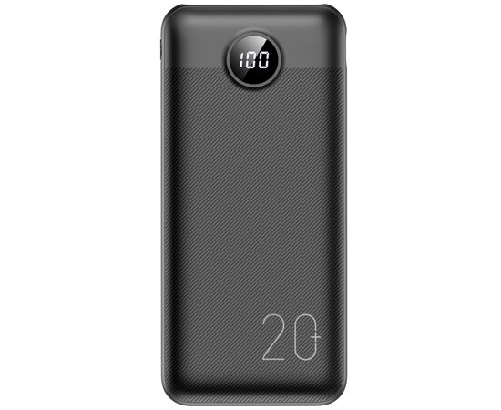 Батарея универсальная VEGER 20000mAh L20S 20W PD QC LCD black (6970453555362)