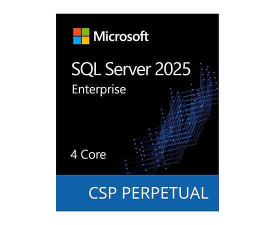 ПО для сервера Microsoft SQL Server 2025 Enterprise Core - 4 Core License Pack Commer (DG7GMGF0VNHG_0001)