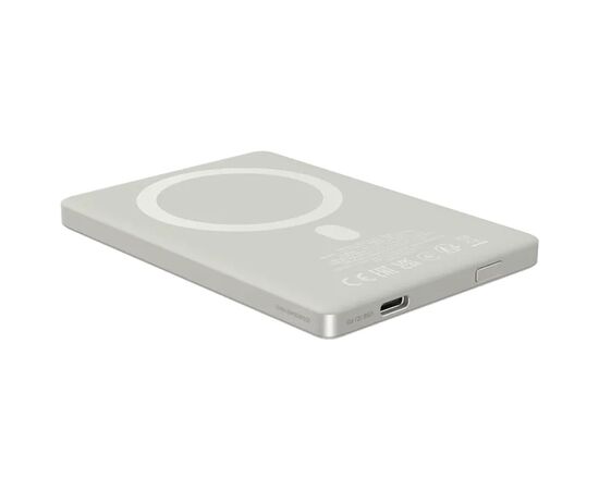 Батарея универсальная Canyon 5000mAh OnPower 500 PD20W Magnetic wireless MagSafe Grey (CNS-CPB500G), изображение 5
