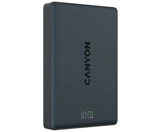 Батарея универсальная Canyon 10000mAh OnPower 511 PD20W Magnetic wireless MagSafe Black (CNS-CPB511B), изображение 2