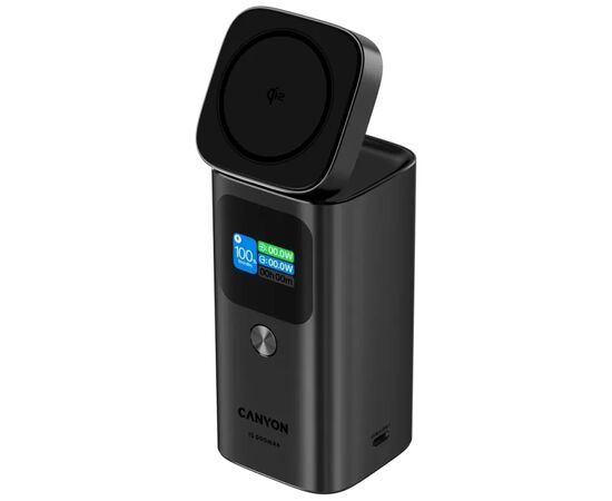 Батарея универсальная Canyon 15000mAh OnPower 150 Qi2 magnetic Grey (CNS-CPB150DG), изображение 4