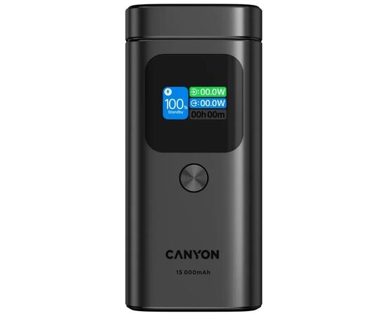 Батарея универсальная Canyon 15000mAh OnPower 150 Qi2 magnetic Grey (CNS-CPB150DG)