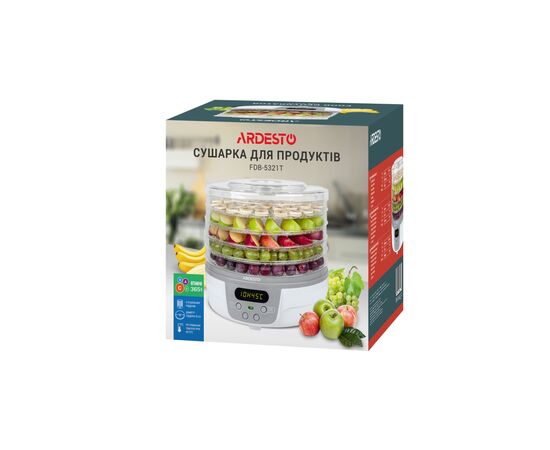 Сушка для овочів та фруктів Ardesto FDB-5321T, зображення 6