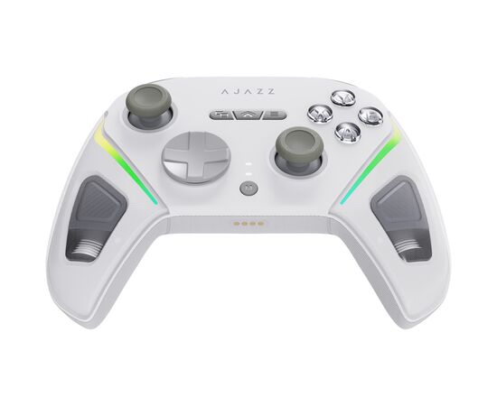 Геймпад Ajazz GP100 2.4G/BT/USB Switch/PC/iOS/Android RGB White (GP100-W), зображення 2
