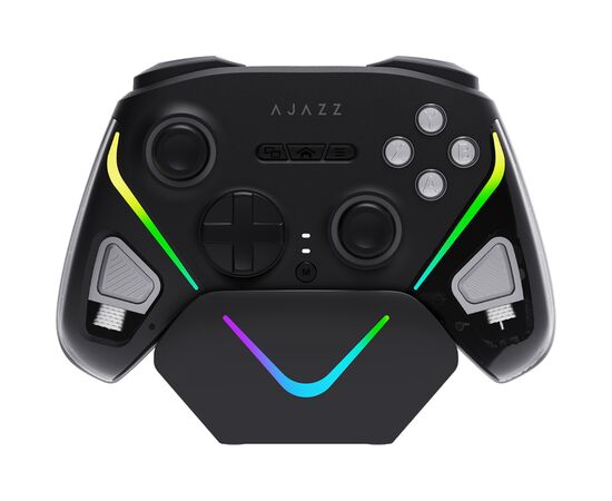 Геймпад Ajazz GP100S 2.4G/BT/USB Switch/PC/iOS/Android RGB Black (GP100S-B)