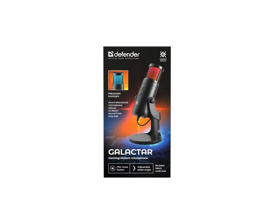 Микрофон Defender Galactar GMC 250 USB Black (64625), изображение 6