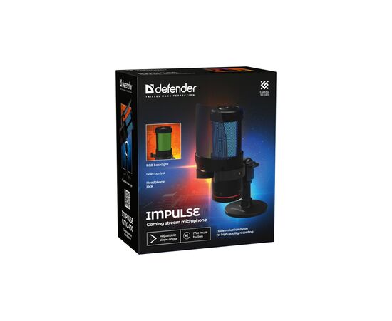 Микрофон Defender Impulse GMC 400 USB Black (64240), изображение 8