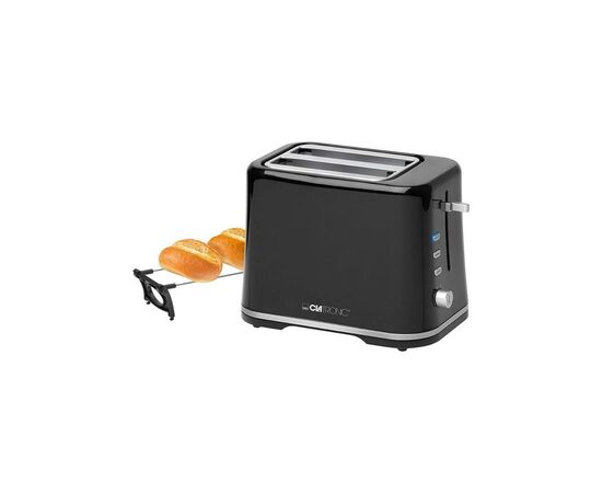 Тостер Clatronic TA 3554 black-silver, зображення 3