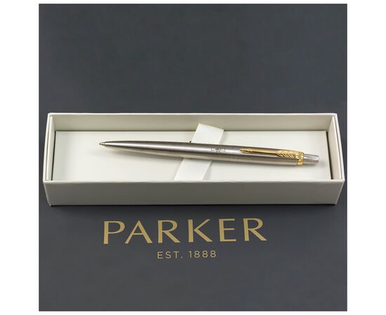Ручка шариковая Parker JOTTER 17 ARMY SS GT BP Эмблема ВСУ (16032_W001b), изображение 5