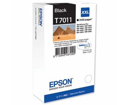 Картридж Epson WP 4000/ 4500 XXL black 3.4k (C13T70114010)