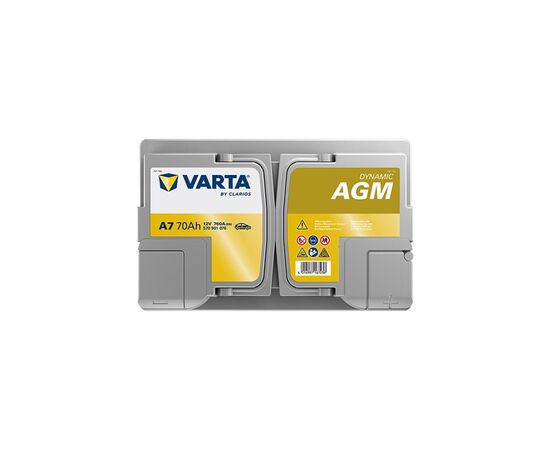 Аккумулятор автомобильный Varta Silver Dynamic 70Аh (570901076), изображение 2