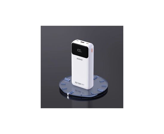 Батарея универсальная Dudao K15Pro 20000mAh PD/22.5W, QC, with built-in cables, White (6977196682447), изображение 5