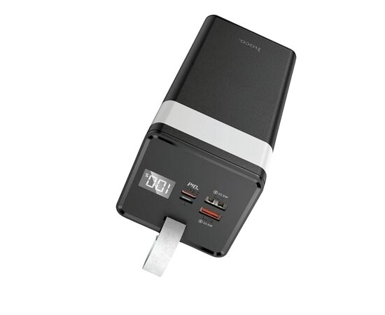 Батарея универсальная HOCO 50000mAh Powermaster PD/20W, QC/22.5W, Lamp, Black (J86A / 714738), изображение 2
