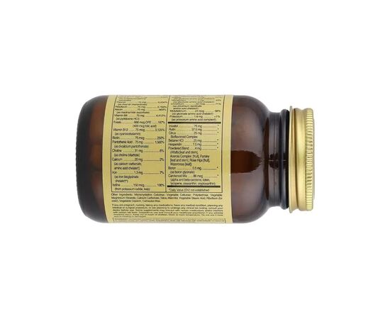 Витаминно-минеральный комплекс Solgar Мультивитаминная Формула, Formula VM-75, 60 таблеток (SOL-01181), изображение 3