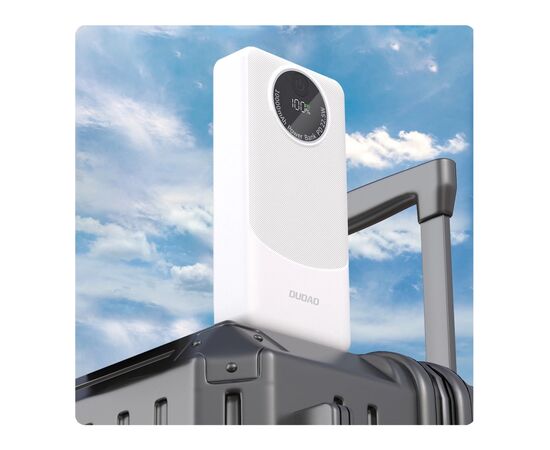 Батарея универсальная Dudao K12Pro 20000mAh PD/22.5W, USB-A, USB-C, Black (6976625333905), изображение 2