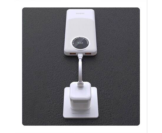 Батарея универсальная Dudao K12Pro 20000mAh PD/22.5W, USB-A, USB-C, Black (6976625333905), изображение 3