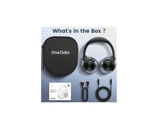 Навушники OneOdio A10 Bluetooth 3,5мм Black (A10 Black), зображення 3