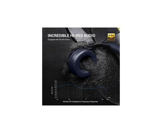 Наушники OneOdio Monitor 60 3,5мм/6,35мм Misty Blue (Monitor 60 Misty Blue), изображение 8