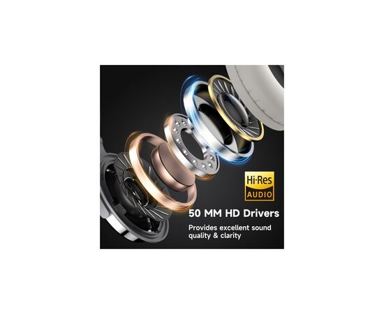 Наушники OneOdio Pro 10 3,5мм/6,35мм Silver (Pro 10 Silver), изображение 6