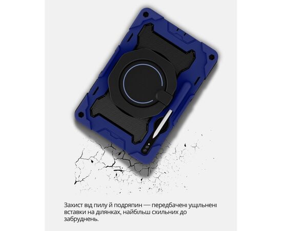 Чехол для планшета BeCover Stand Samsung Galaxy Tab S10 FE Plus (SM-X620/SM-X626) 13.1" Blue (714565), изображение 4