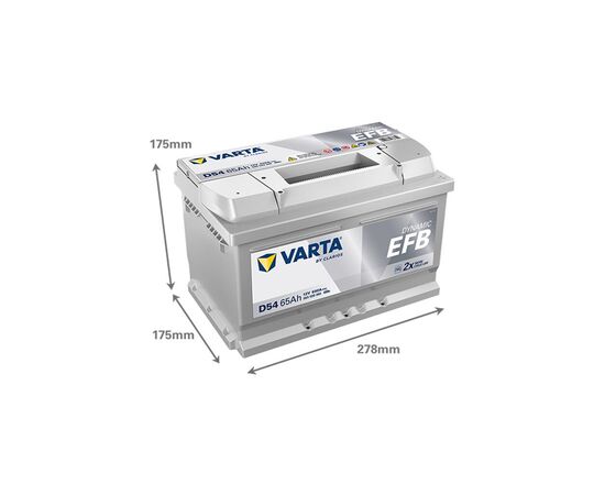 Аккумулятор автомобильный Varta Blue Dynamic START-STOP 65Ah (565500065), изображение 3