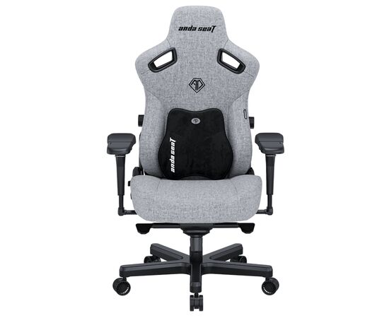 Кресло игровое Anda Seat Kaiser 3 Pro Fabric Size XL Gray (AD12YDC-XL-01-G-PV/F-G02), изображение 2