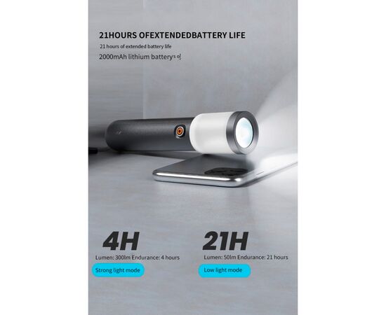 Фонарь Xiaomi Jimihome Flashlight Black (JM-G3801), изображение 11