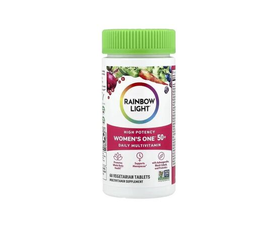 Витаминно-минеральный комплекс Rainbow Light Мультивитамины для женщин 50+, Women''s One 50+, High Potency, 60 табле (RLT-20422), изображение 3