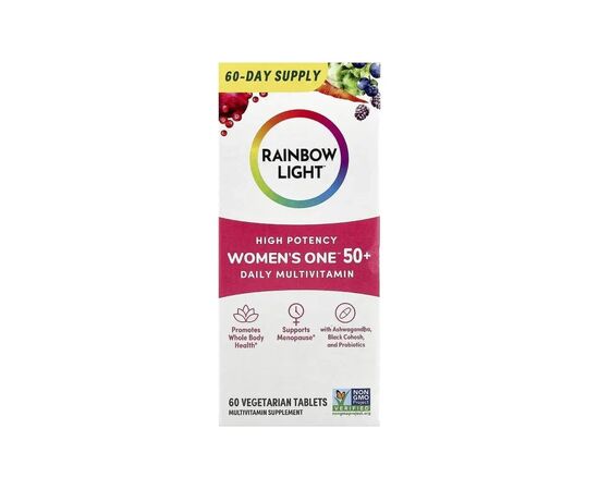 Витаминно-минеральный комплекс Rainbow Light Мультивитамины для женщин 50+, Women''s One 50+, High Potency, 60 табле (RLT-20422)