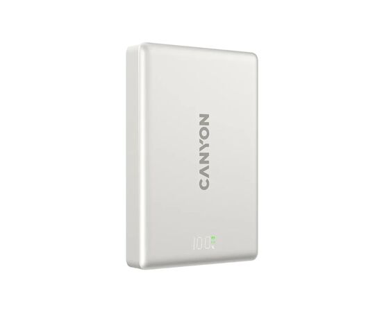 Батарея универсальная Canyon 10000mAh OnPower 511 PD20W Magnetic wireless MagSafe Grey (CNS-CPB511G), изображение 2