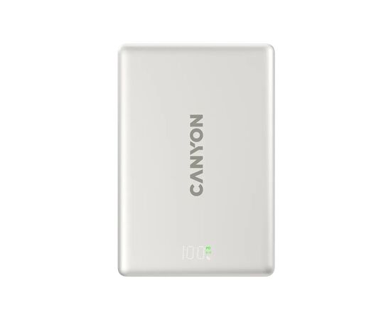 Батарея универсальная Canyon 10000mAh OnPower 511 PD20W Magnetic wireless MagSafe Grey (CNS-CPB511G)